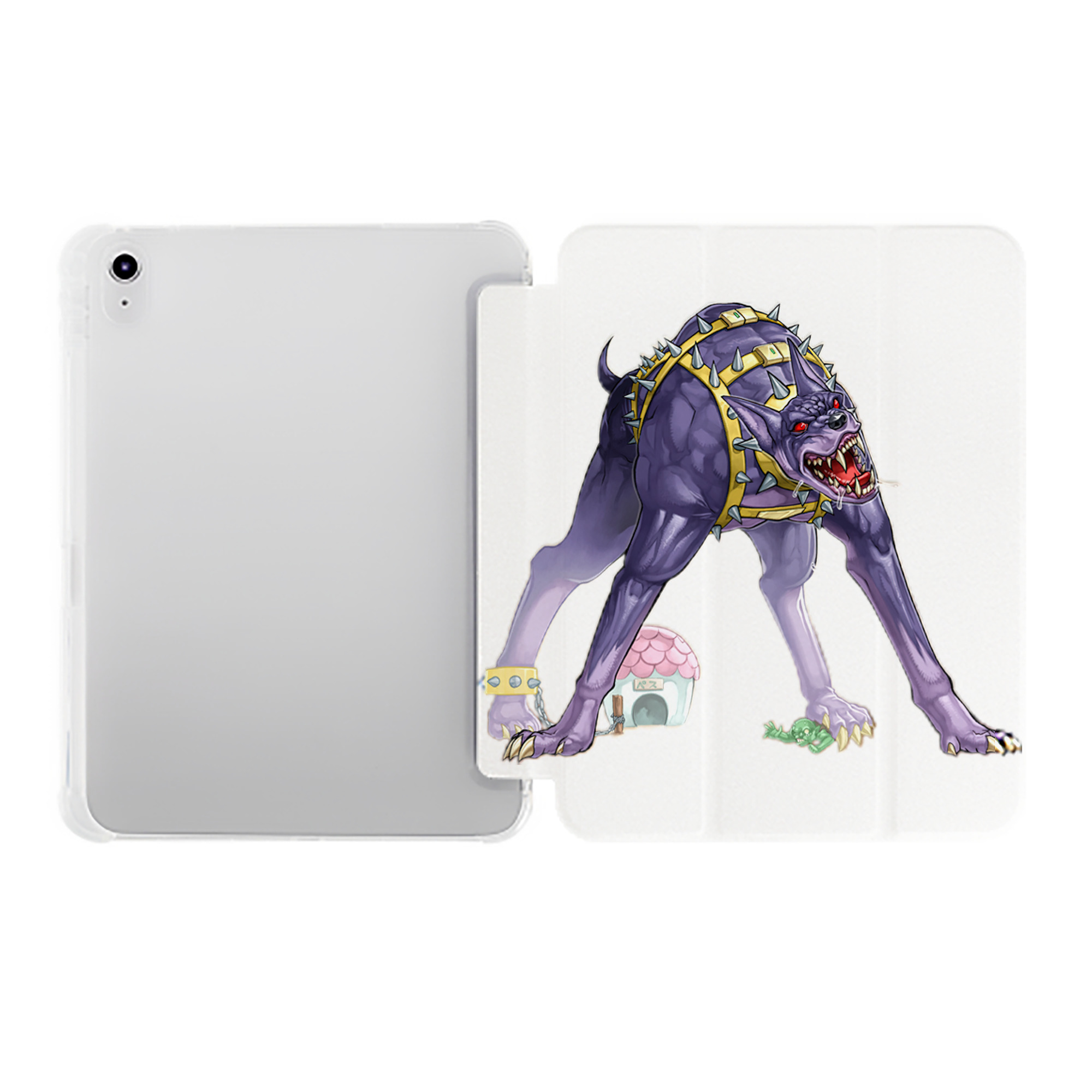 （画像用） 遊☆戯☆王 Yu-Gi-Oh! IPad ケース ペン収納付き 三つ折りスタンド PUレザー×シリコン 対応機種9.5/10.5/10.9インチ